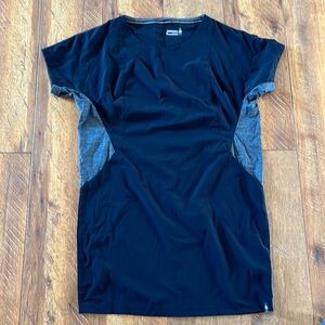 Women’s Smartwool Shift Dress Black Grey Medium